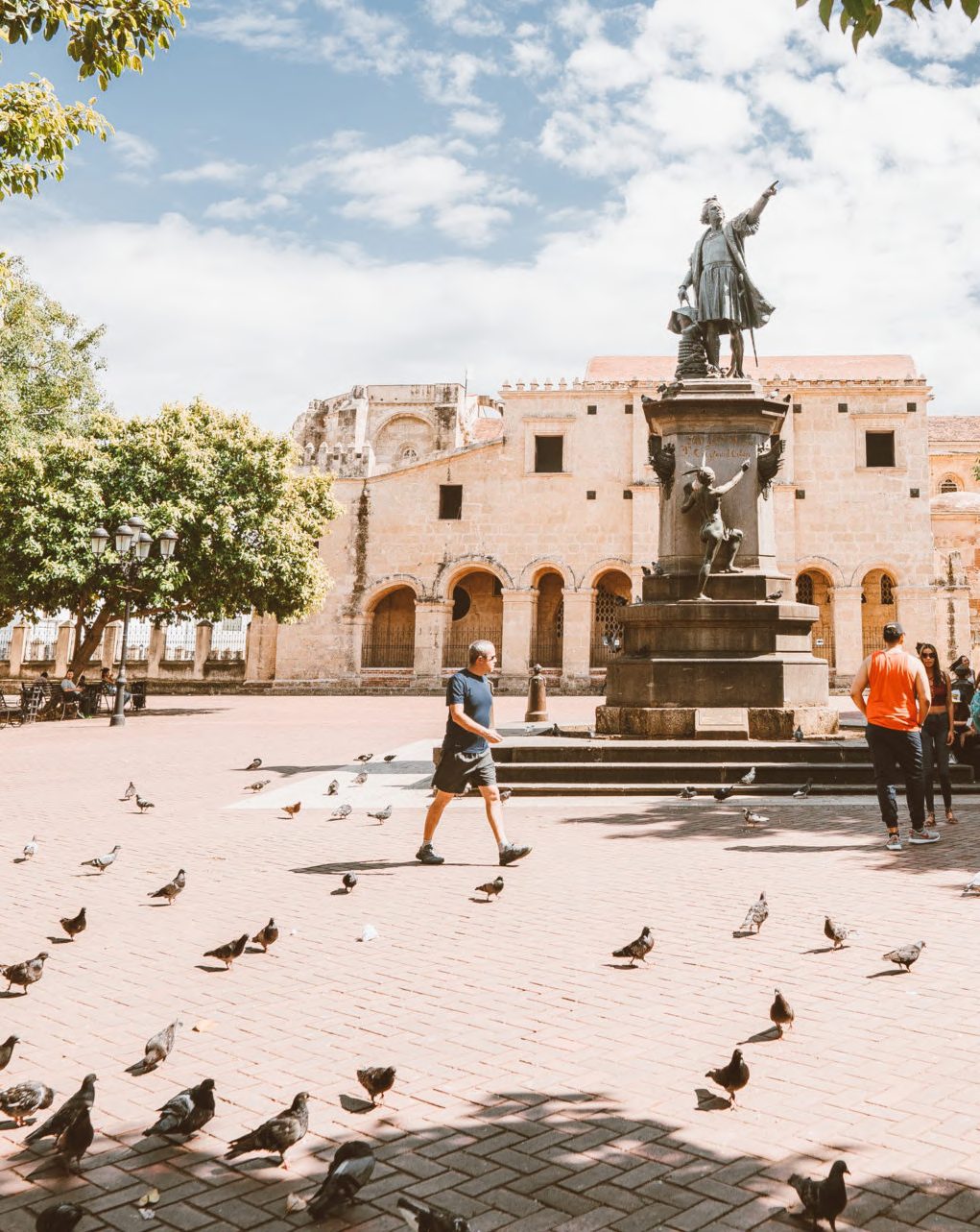 Construção histórica da Zona Colonial de Santo Domingo, na República Dominicana